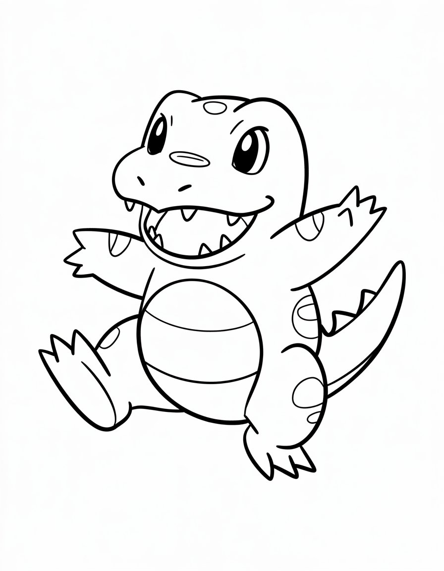 Curious Totodile